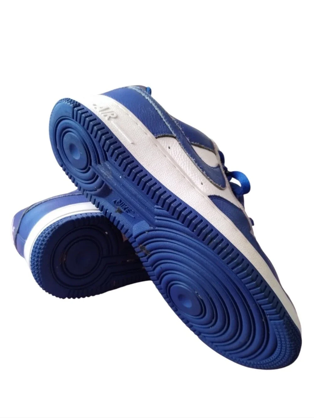 Nike Air Force 1 Low Sneaker Women's 7 Royal Blue Lace Up